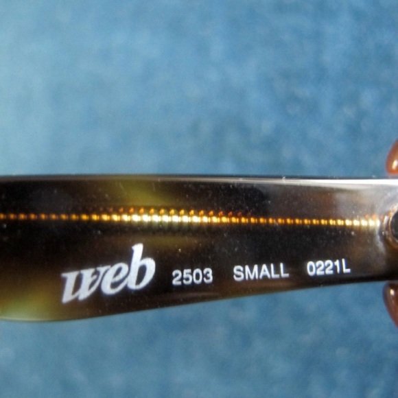 WEB  Faux Tortoise Aviator Sunglasses-Authentic - Picture 3 of 5